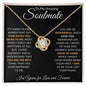 To My Amazing Soulmate | Love Knot Necklace