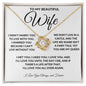 To My Beautiful Wife | Love Knot Necklace | WC2329