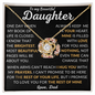 To My Beautiful Daughter | Love, Dad | Love Knot Necklace