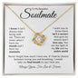 To My Beautiful Soulmate | Love Knot Necklace
