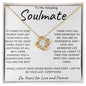 To My Amazing Soulmate | Love Knot Necklace
