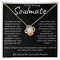 To My Amazing Soulmate | Love Knot Necklace