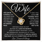 To My Wife | Love Knot Necklace | BC