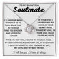 To My Beautiful Soulmate | Love Knot Necklace | WC23227