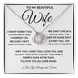 To My Beautiful Wife | Love Knot Necklace | WC2329