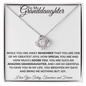 To My Granddaughter | LoveKnot Necklace