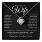 To My Beautiful Wife | Love Knot Necklace | Moods & Moments | BC
