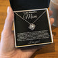To My Beautiful Mom | Love knot Necklace | Seeds Of Confidence | BC23216