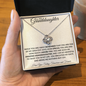 To My Granddaughter | LoveKnot Necklace