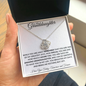 To My Granddaughter | LoveKnot Necklace