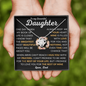 To My Beautiful Daughter | Love, Dad | Love Knot Necklace