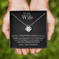 To My Wife | Love Knot Necklace | 2311