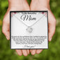 To My Beautiful Mom | Love Knot Necklace | WC+E23313