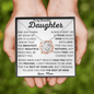 To My Beautiful Daughter | Love, Mom | Love Knot Necklace