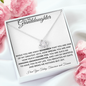 To My Granddaughter | LoveKnot Necklace