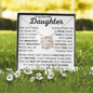To My Beautiful Daughter | Love, Mom | Love Knot Necklace