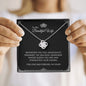 To My Beautiful Wife | Love Knot Necklace | Color Card