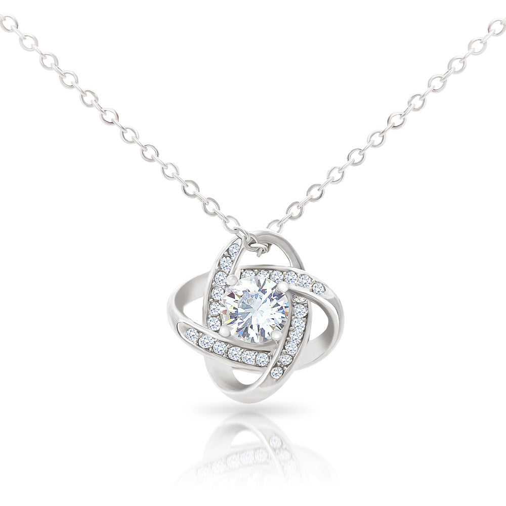 To My Beautiful Daughter | Out of Reach | Love Knot Necklace
