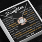 To My Beautiful Daughter | Love, Dad | Love Knot Necklace
