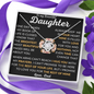 To My Beautiful Daughter | Love, Dad | Love Knot Necklace