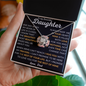 To My Beautiful Daughter | Love, Dad | Love Knot Necklace