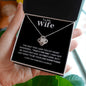 To My Wife | Love Knot Necklace | BC23127