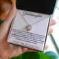 To My Granddaughter | LoveKnot Necklace