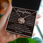 To My Daughter | Love Knot Necklace | I Love You