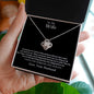 To My Wife | I Live For You | Love Knot Necklace | BC 23115
