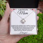 To My Beautiful Mom | Love Knot Necklace | WC+E23313