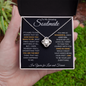 To My Amazing Soulmate | Love Knot Necklace