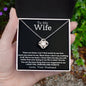To My Wife | There Are Times | Love Knot Necklace | BC2334