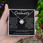 To My Amazing Soulmate | Love Knot Necklace