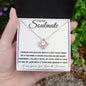 To My Soulmate | Love Knot Necklace | Forever Love