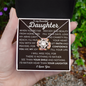 To My Daughter | Love Knot Necklace | I Love You