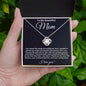 To My Beautiful Mom | Love knot Necklace | Seeds Of Confidence | BC23216