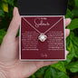 To My Soulmate | Love Knot Necklace | 2315 Color