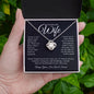 To My Beautiful Wife | Love Knot Necklace | Moods & Moments | BC