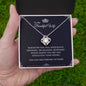 To My Beautiful Wife | Love Knot Necklace | Color Card