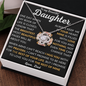 To My Beautiful Daughter | Love, Dad | Love Knot Necklace