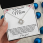 To My Beautiful Mom | Love Knot Necklace | WC+E23313