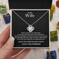 To My Wife, There Are Times | Love Knot Necklace | 23124