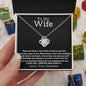 To My Wife | There Are Times | Love Knot Necklace | BC2334