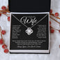 To My Beautiful Wife | Love Knot Necklace | Moods & Moments | BC