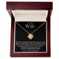 To My Wife | There Are No Words | Love Knot Necklace | BC2334