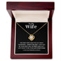 To My Wife | Love Knot Necklace | BC23127