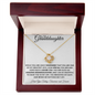 To My Granddaughter | LoveKnot Necklace