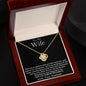 To My Wife | There Are No Words | Love Knot Necklace | BC2334