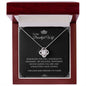To My Beautiful Wife | Love Knot Necklace | Color Card