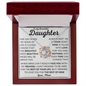 To My Beautiful Daughter | Love, Mom | Love Knot Necklace